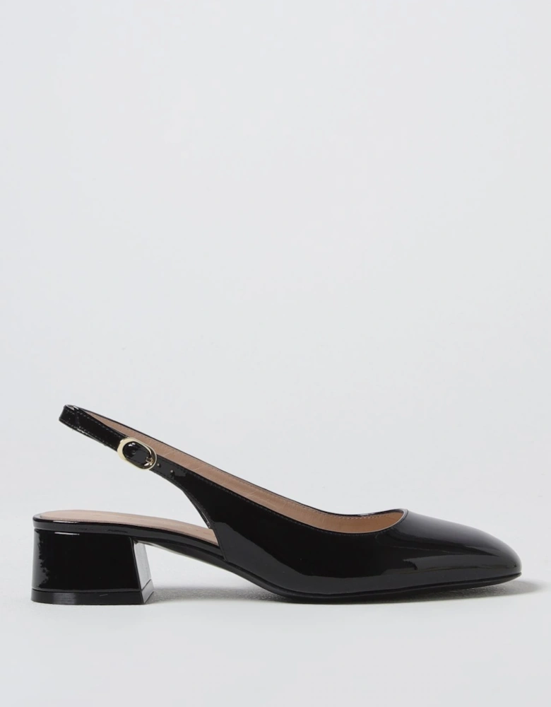 Low Block Heel Slingback Pumps