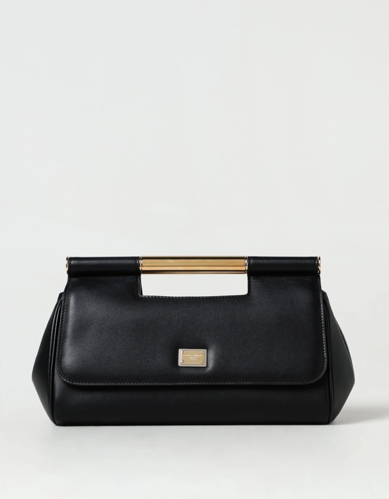 TopHandle Leather Clutch Bag