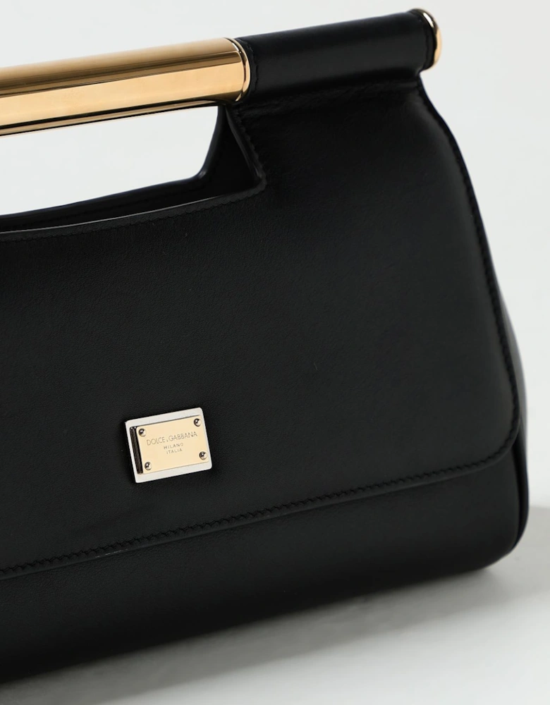 TopHandle Leather Clutch Bag