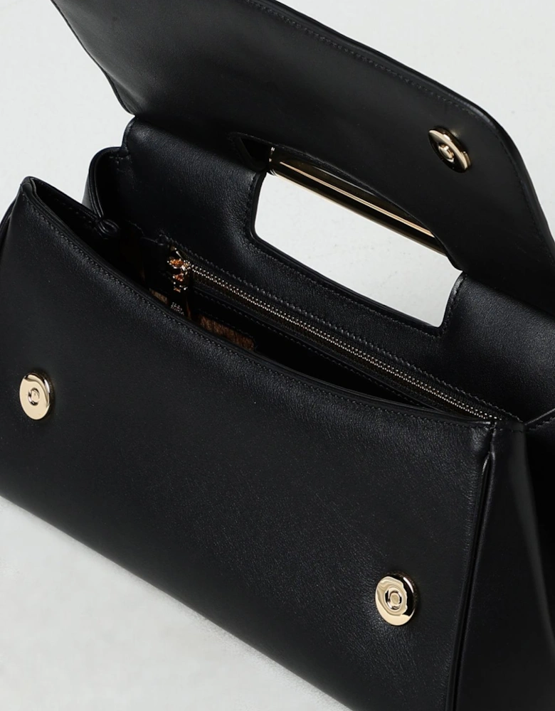 TopHandle Leather Clutch Bag