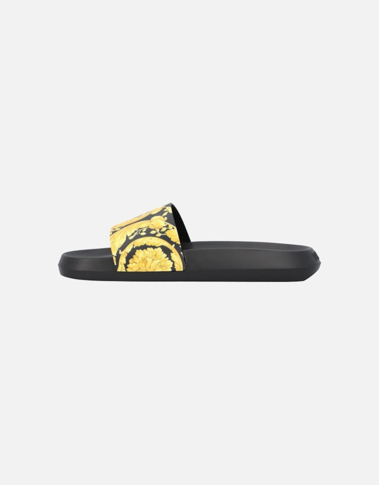 Iconic Barocco Print Flat Slides