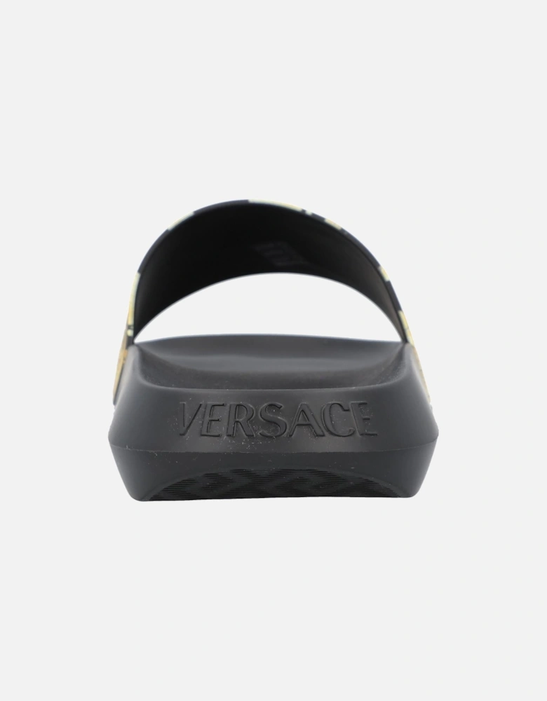 Iconic Barocco Print Flat Slides