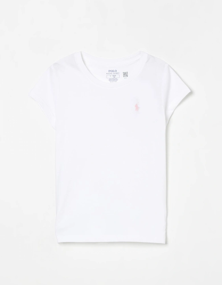 Girls Short Sleeve Crew Neck Tee