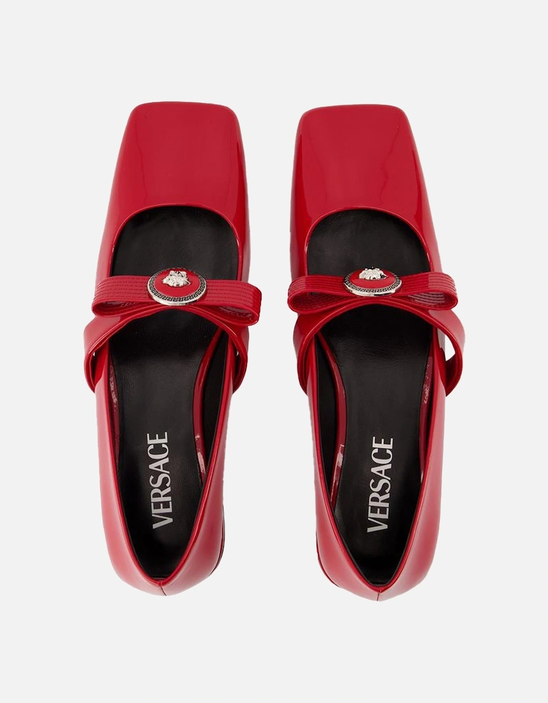 Gianni Ribbon Leather Flat Shoes