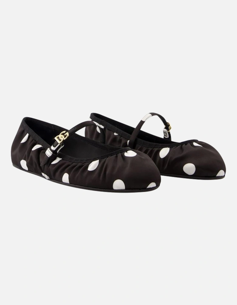 Cotton Ballerinas in Black and White