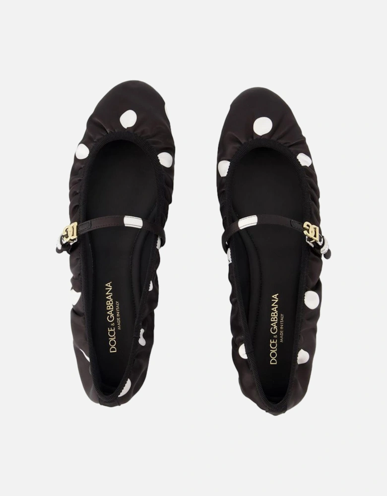 Cotton Ballerinas in Black and White