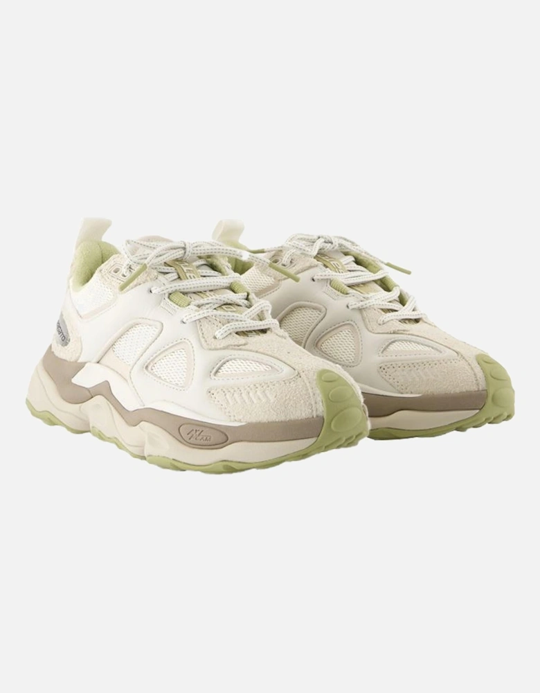 Smooth Calfskin Leather Satellite Sneakers with Top Laces