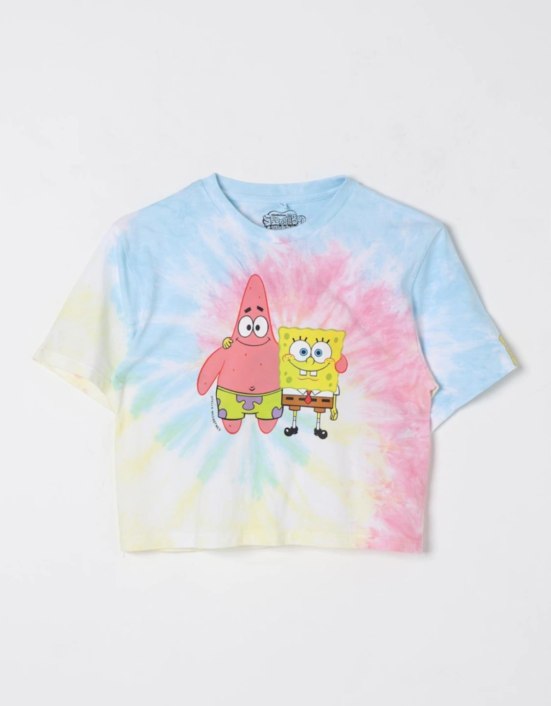 SpongeBob Patrick TieDye Crop Top