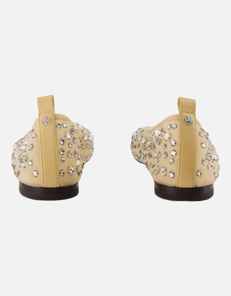 CrystalEmbellished Ballerina Flats