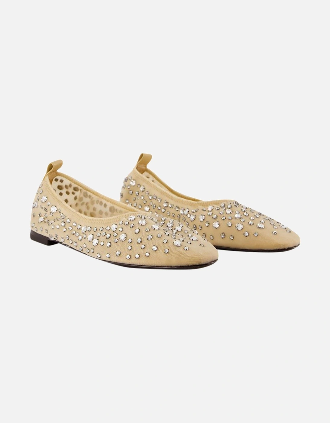 CrystalEmbellished Ballerina Flats