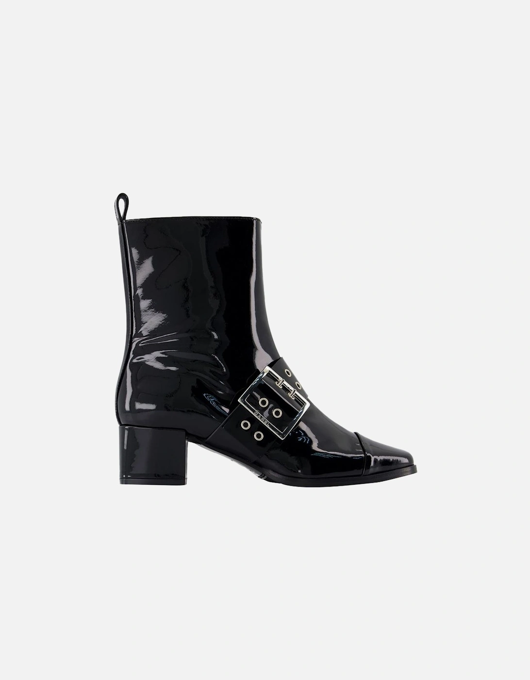 Patent Leather Buckle Boots, 4 of 3