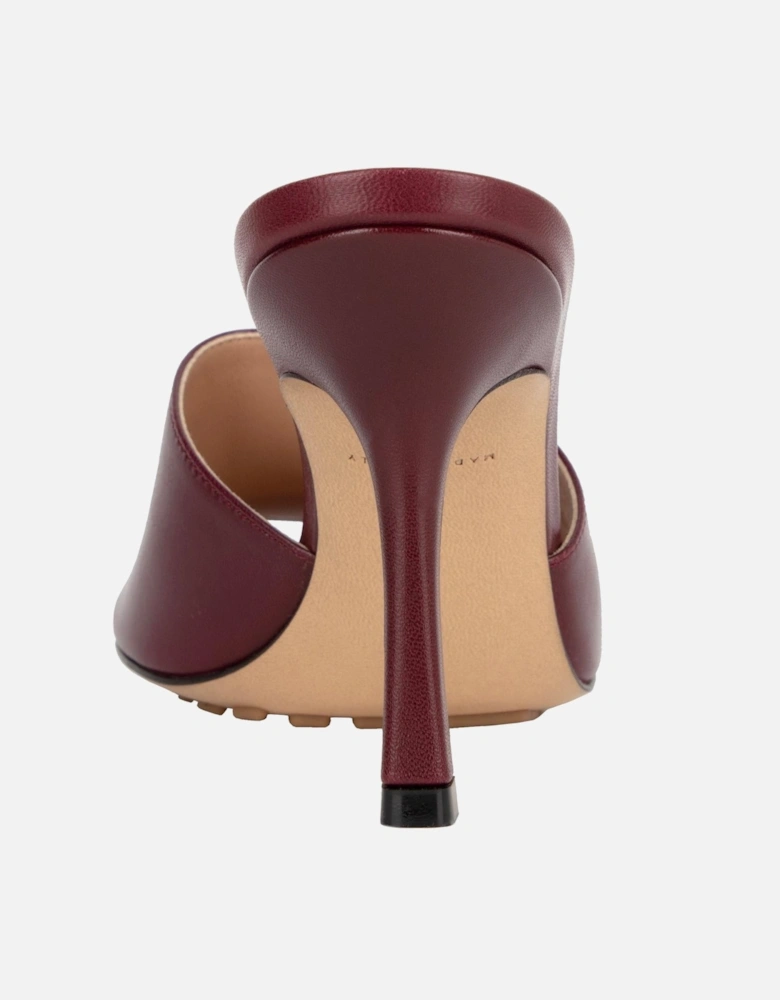 Leather SquareToe Mules