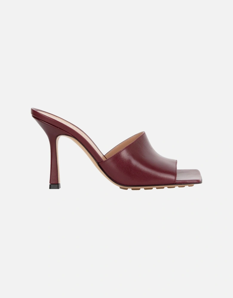 Leather SquareToe Mules