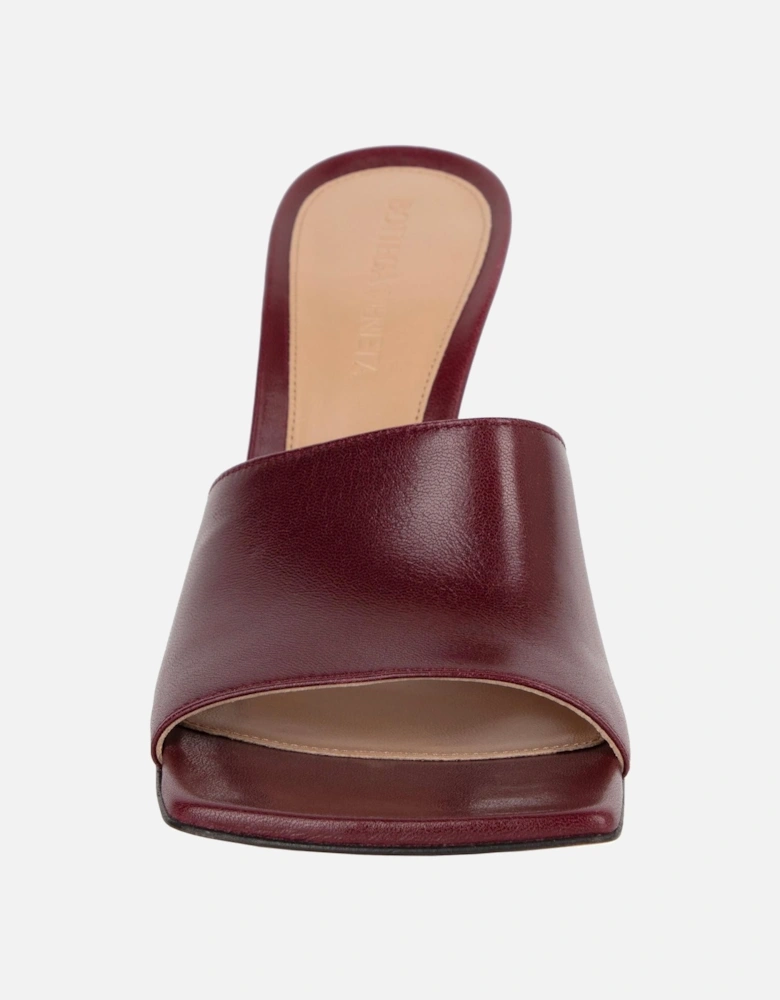 Leather SquareToe Mules
