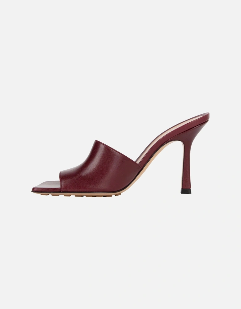Leather SquareToe Mules