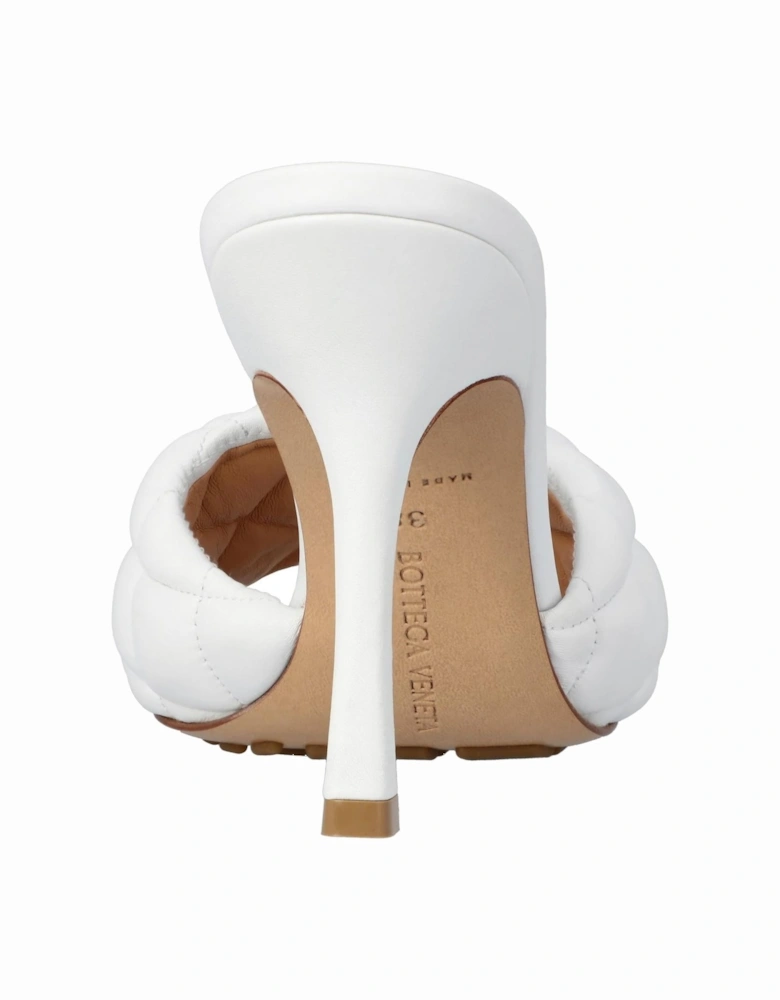 Padded Cassette Leather Mules