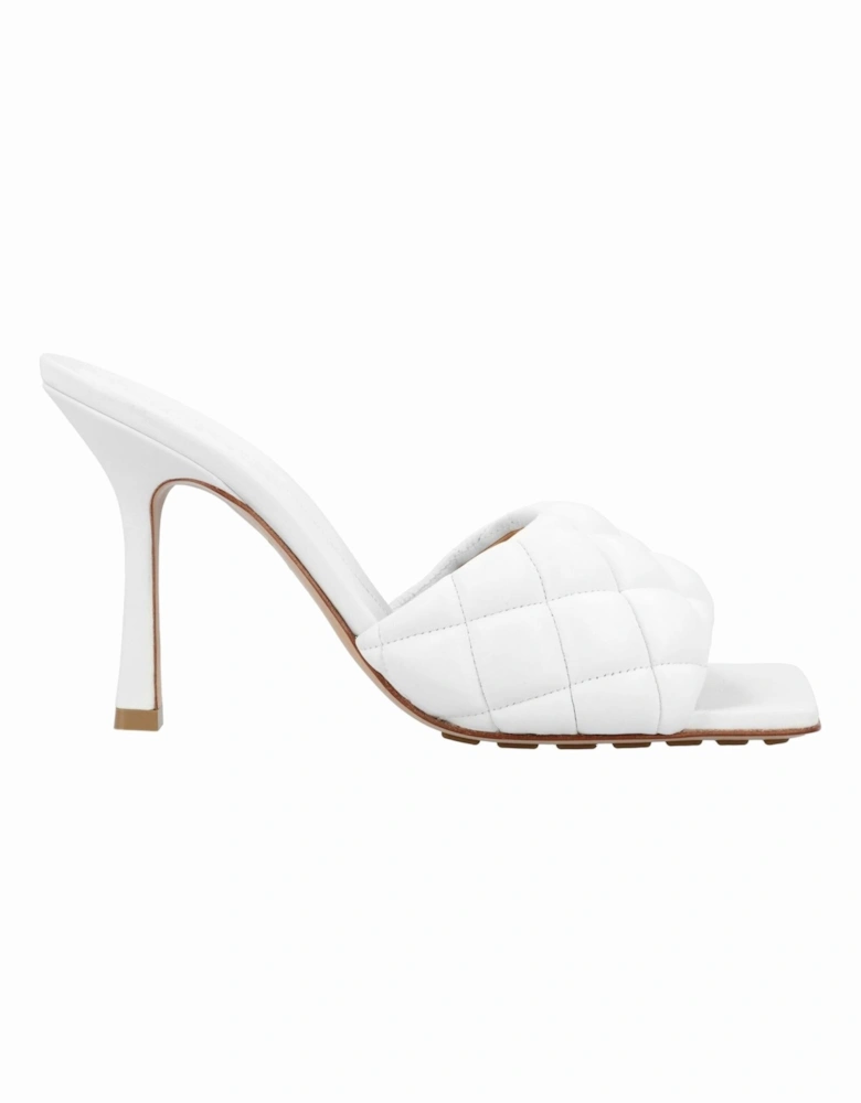 Padded Cassette Leather Mules