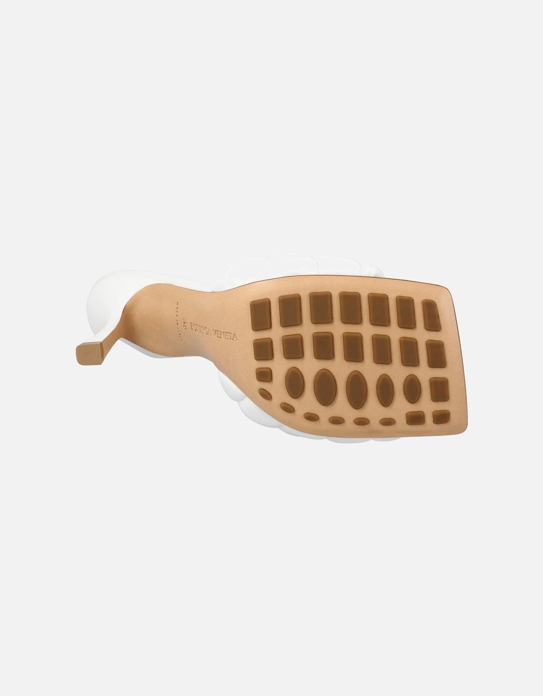 Padded Cassette Leather Mules