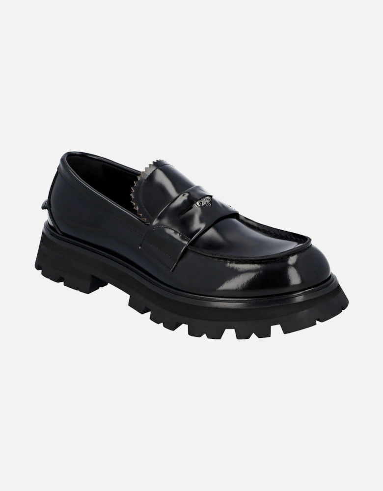 Platform Leather Loafers