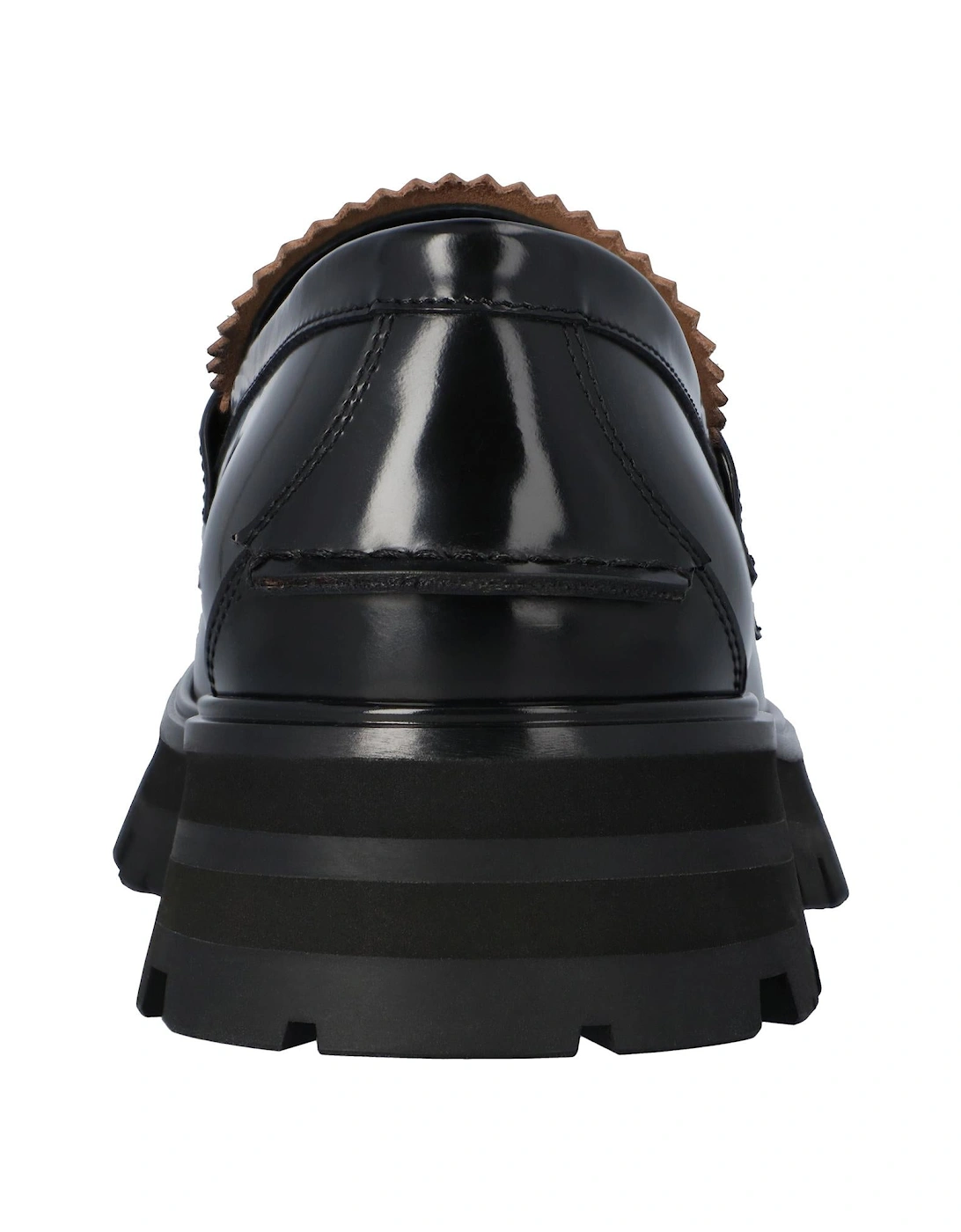 Platform Leather Loafers