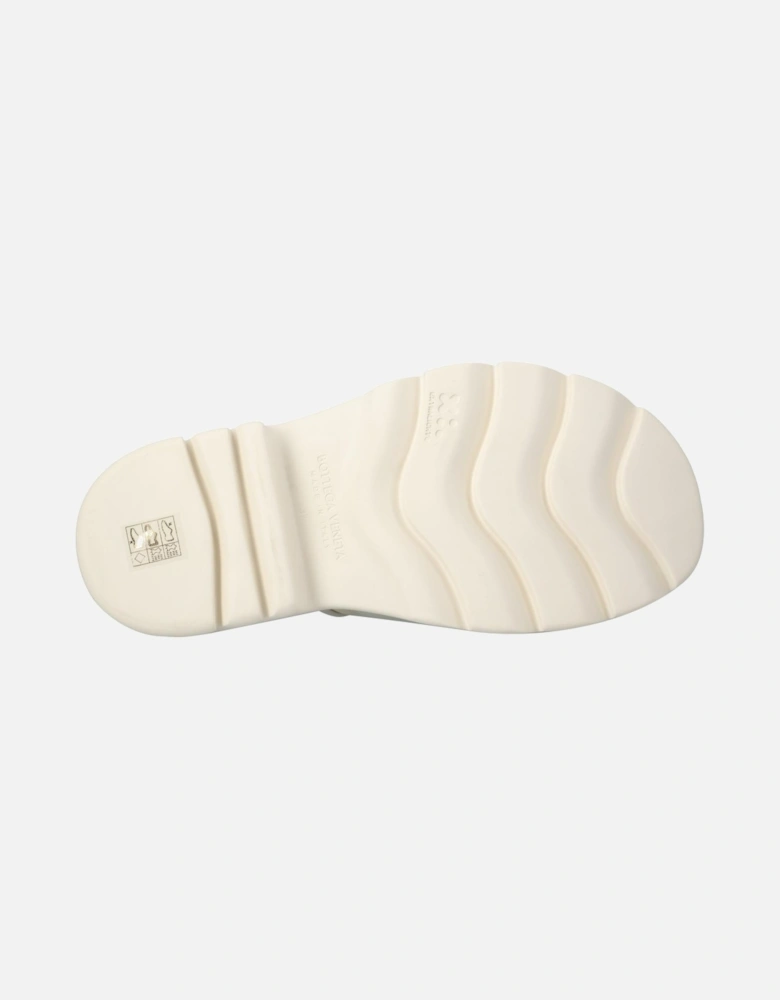 Padded Flat Sandals with Decorative Buckle and Lightweight Outsole