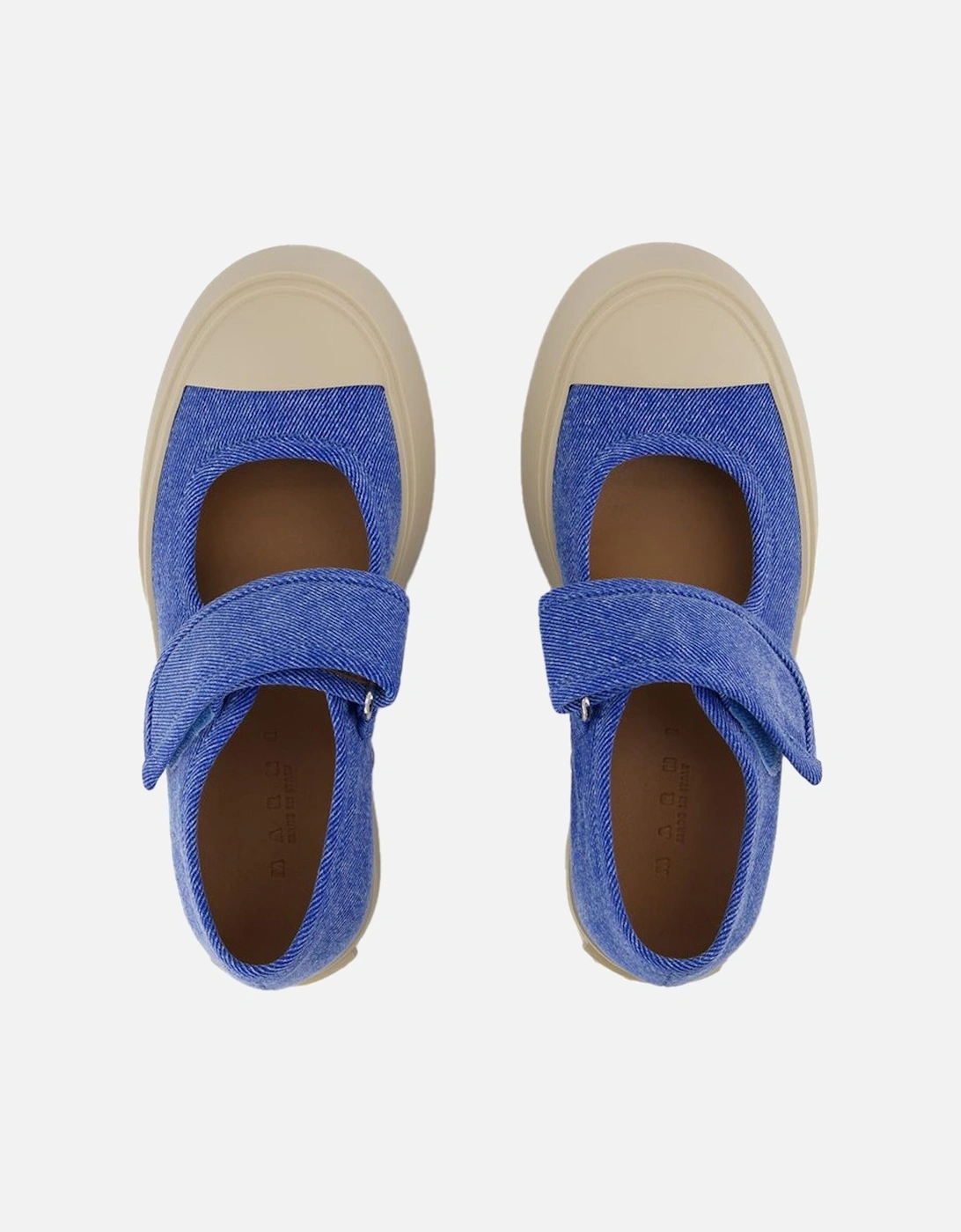 Denim Platform Mary Jane Shoes