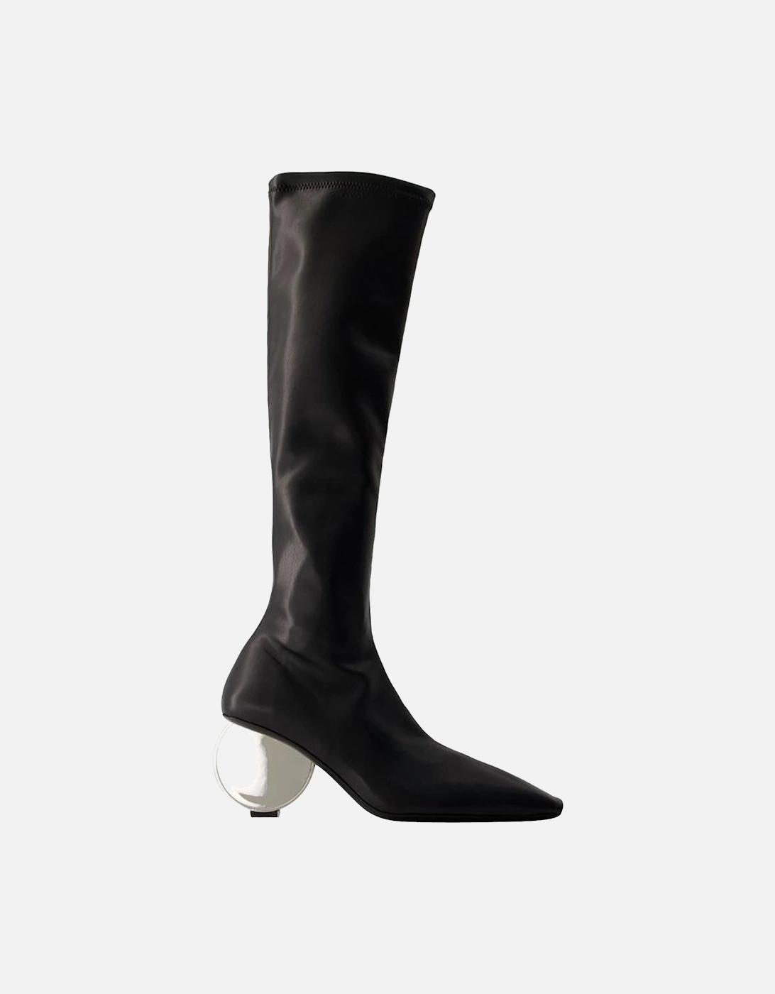 Sphere Heel KneeHigh Boots, 4 of 3