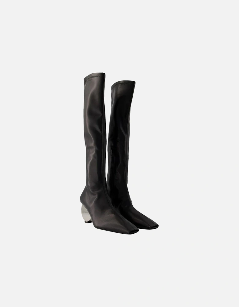 Sphere Heel KneeHigh Boots