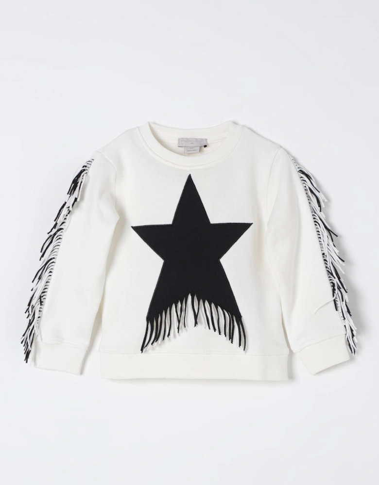 Kids Star Pullover Sweater Fringe Detail