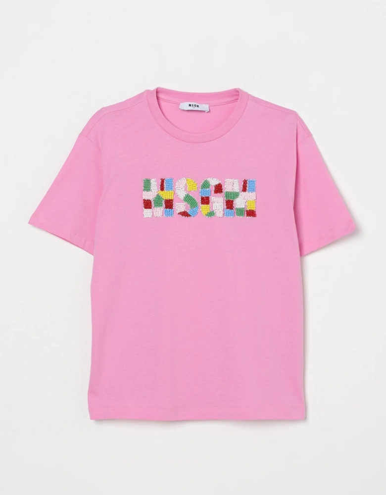 Kids Embellished Logo Tee