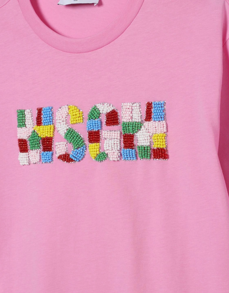 Kids Embellished Logo Tee