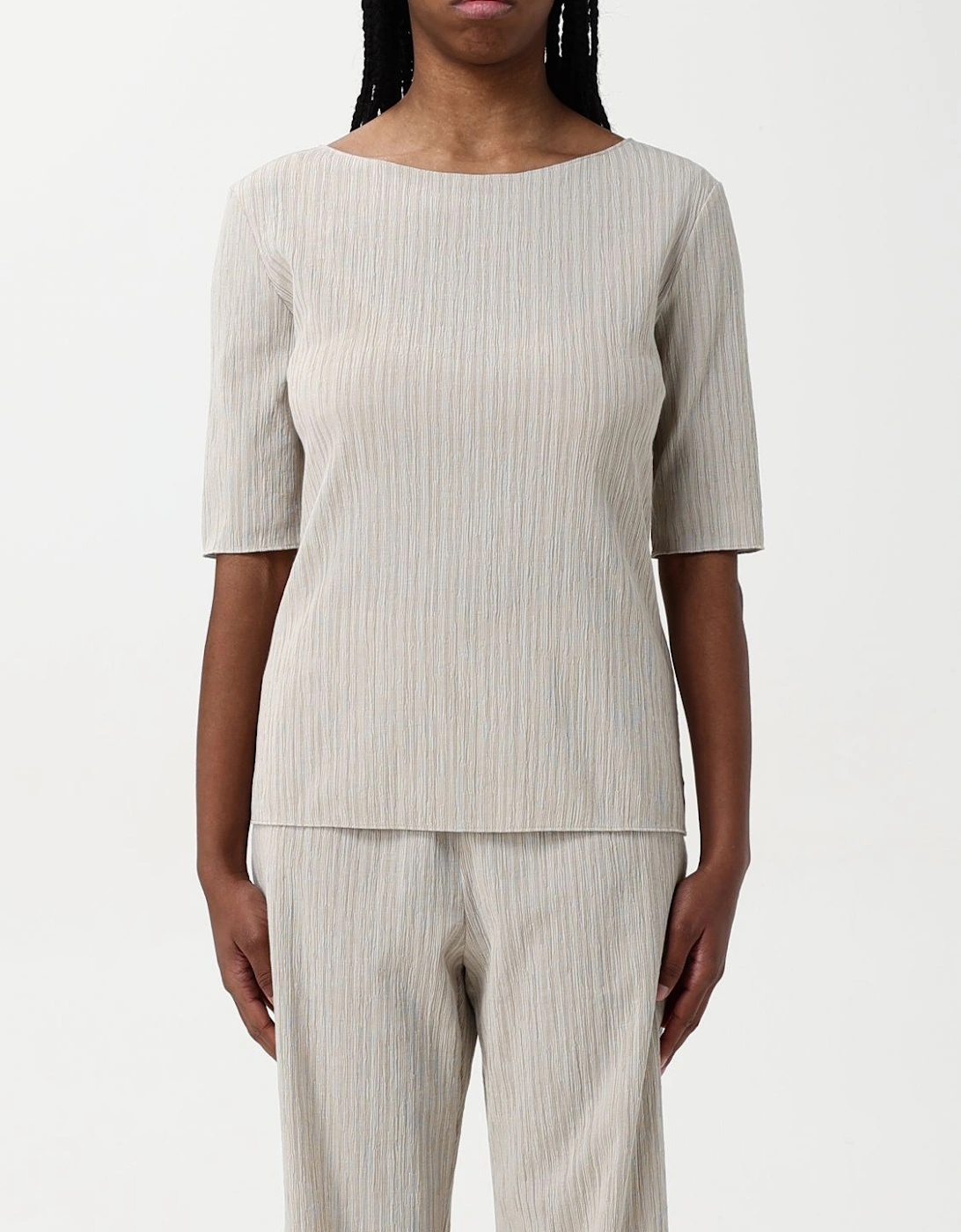 Relaxed Knit Top Short Sleeves, 7 of 6