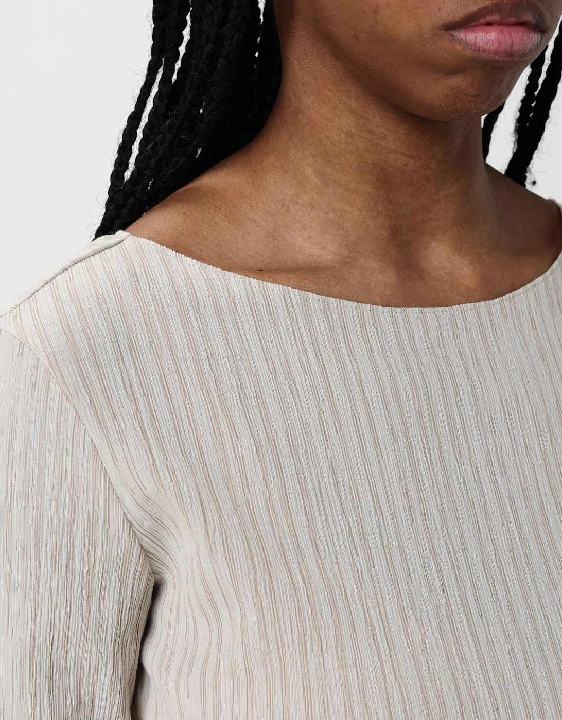 Relaxed Knit Top Short Sleeves