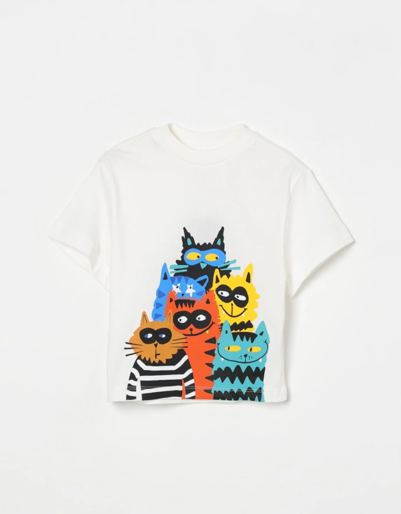 Kids Cats Print TShirt