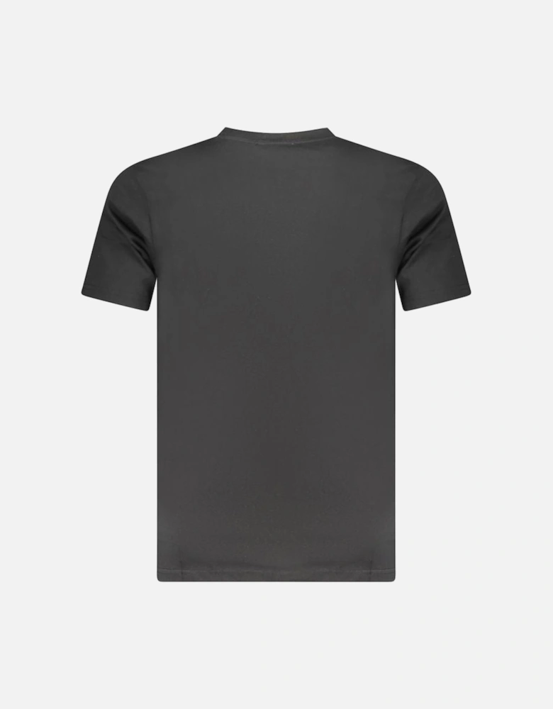 Cotton Short Sleeve T-Shirt with Bold Logo Print
