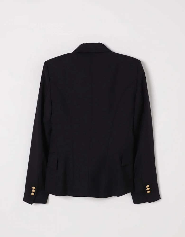 Double Breasted Blazer Gold Buttons
