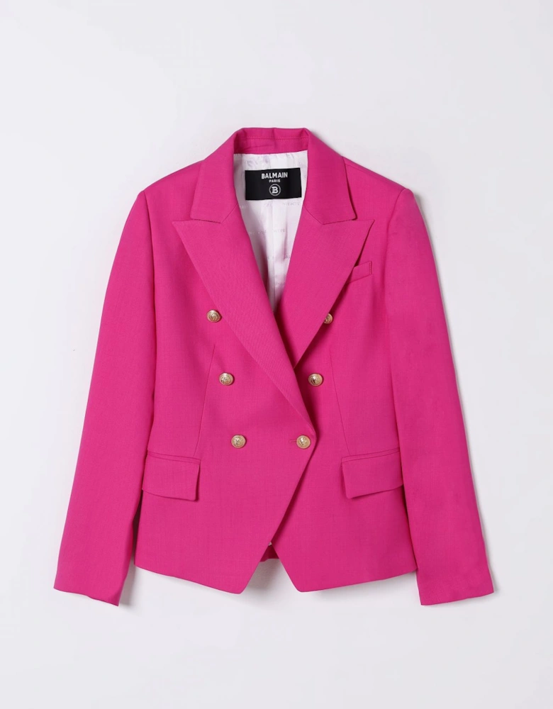 Double Breasted Blazer Gold Buttons