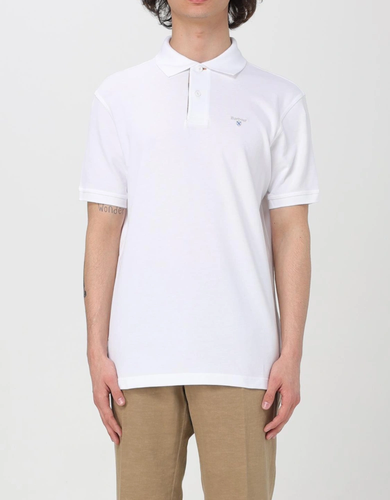 Classic Fit Short Sleeve Polo Shirt with Button Closure