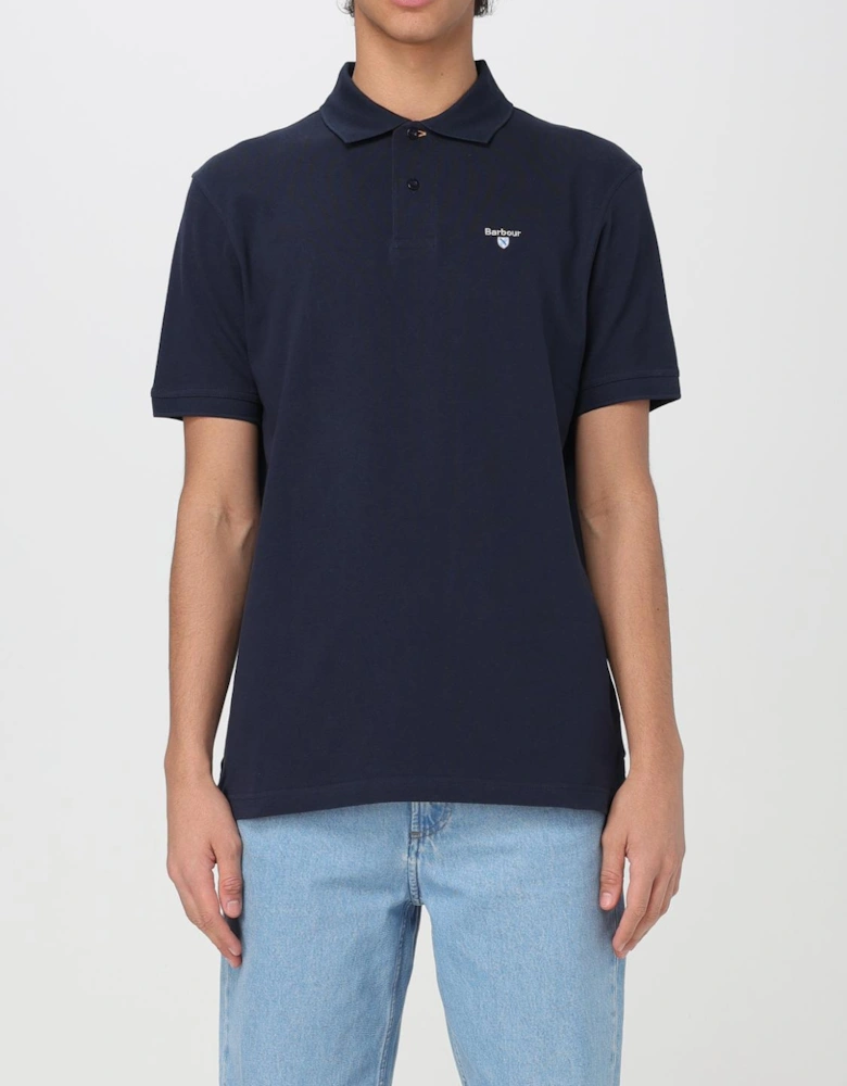 Classic Fit Short Sleeve Polo Shirt with Button Closure