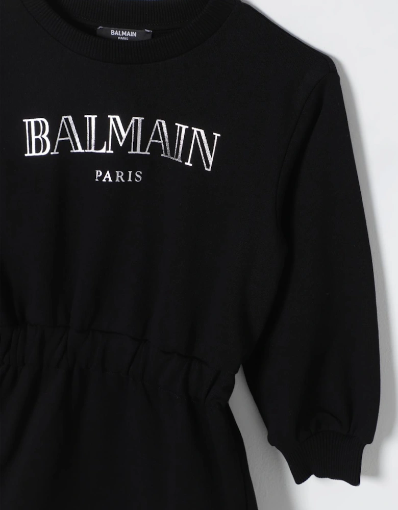Paris Logo Sweatshirt Dress