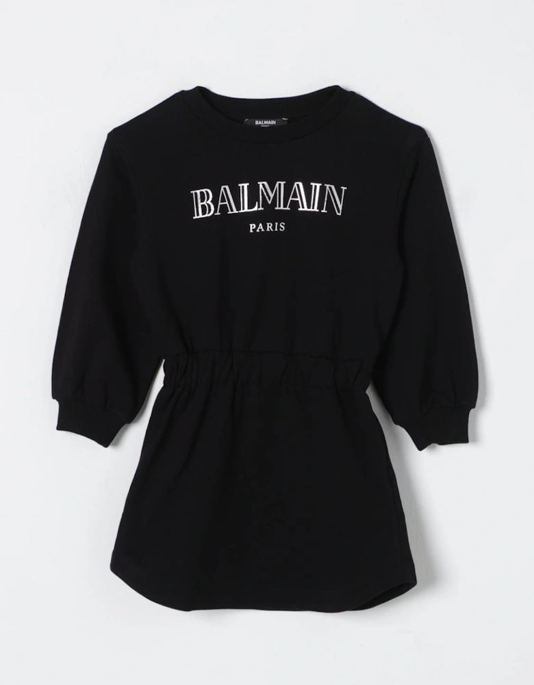 Paris Logo Sweatshirt Dress