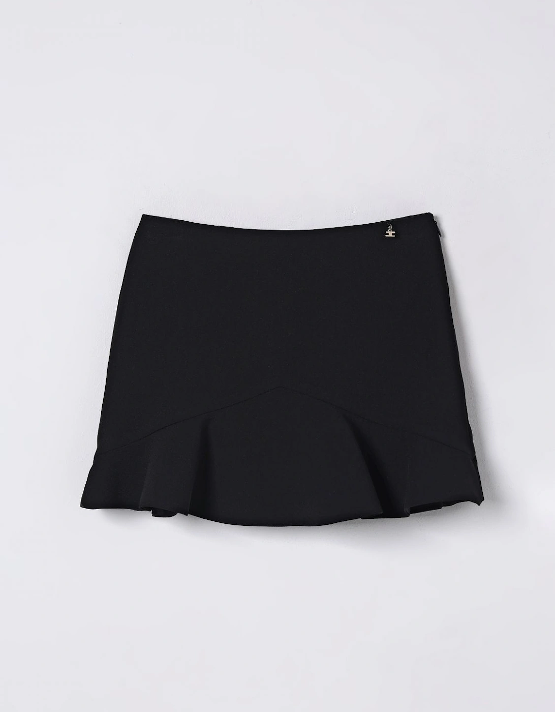Mini Skirt Ruffled Hem Aline