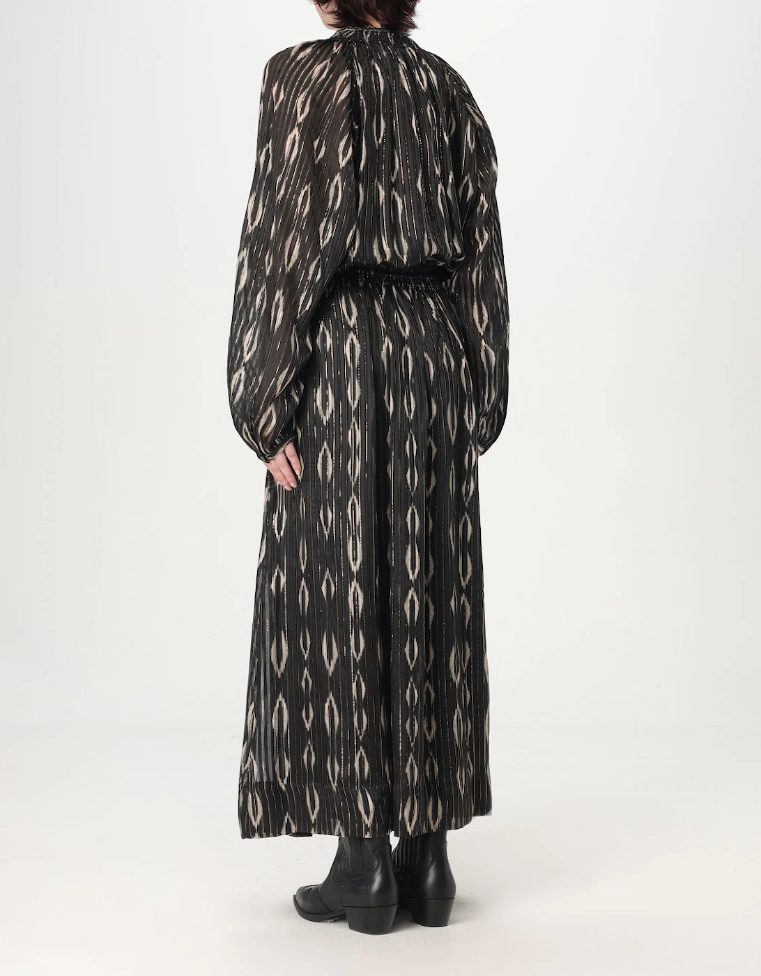 Iro Printed Ikat Maxi Dress