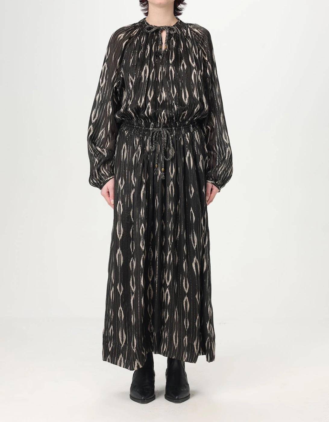 Iro Printed Ikat Maxi Dress, 4 of 3