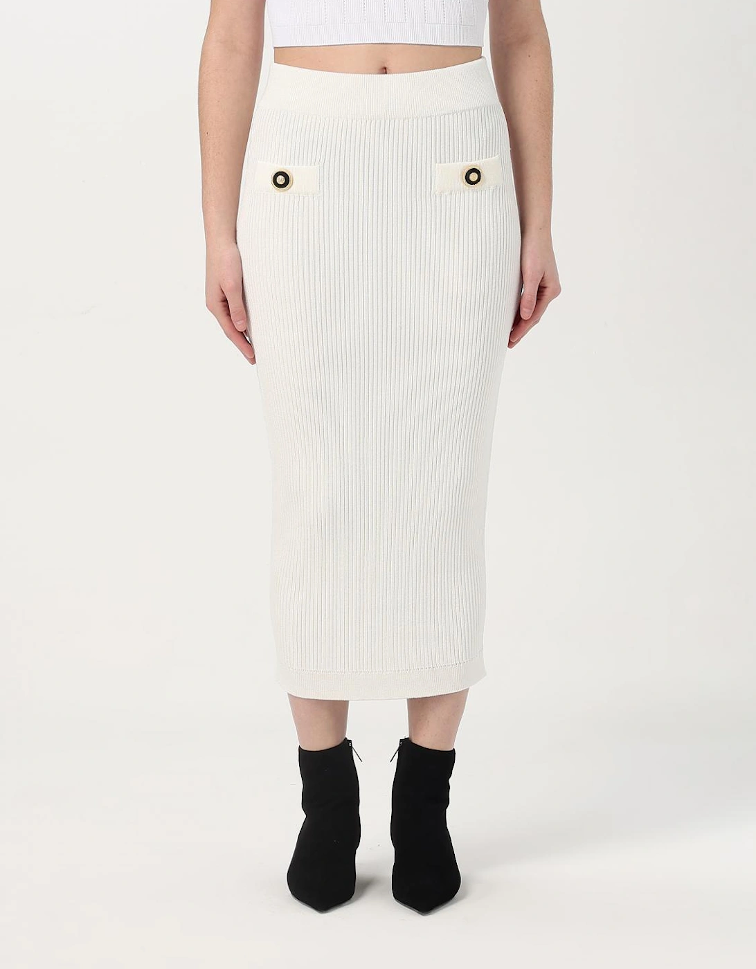 Ribbed Knit Midi Skirt, 6 of 5