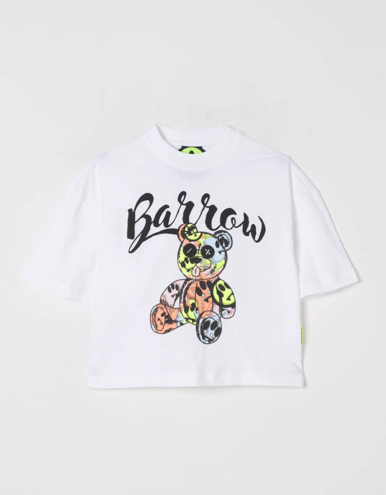 Kids Graphic Tee Bear Skull Design