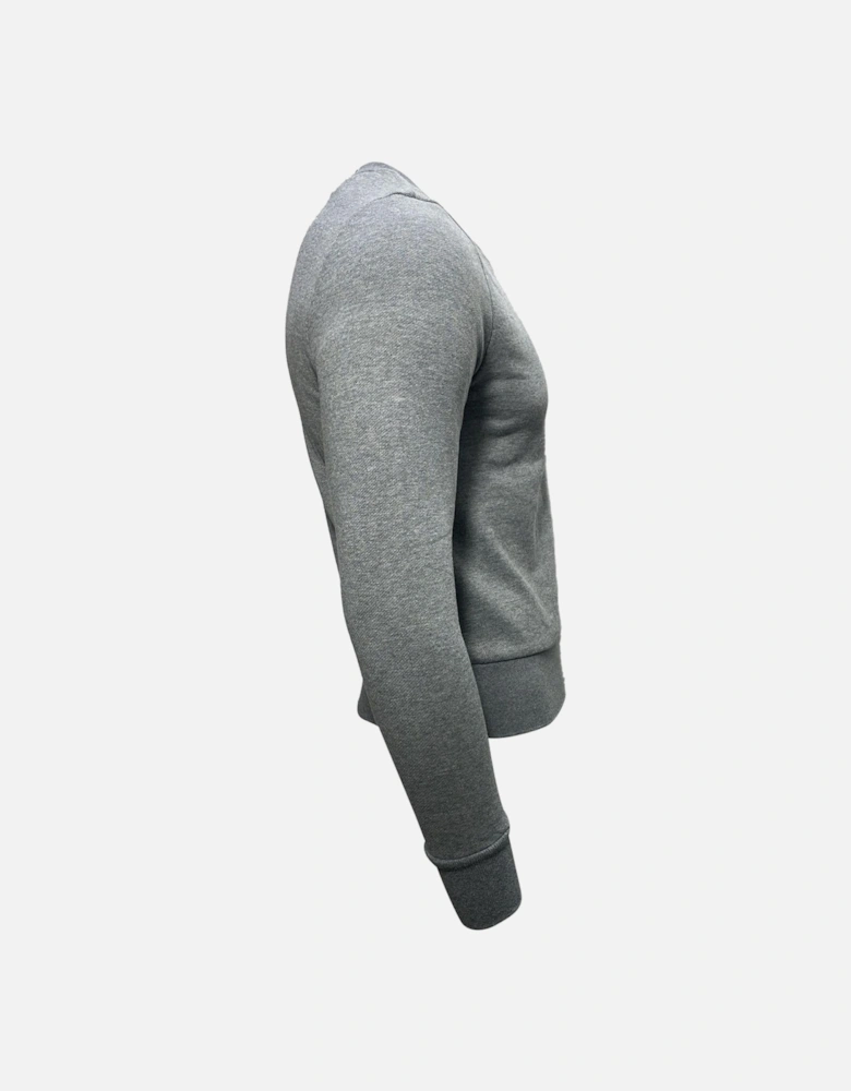 FourStripe Sleeve Crewneck Sweater