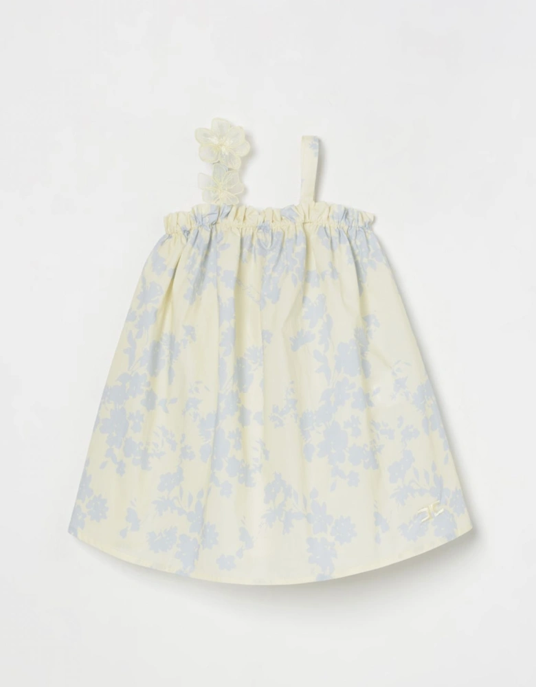 Floral Print Sundress with Shoulder Straps