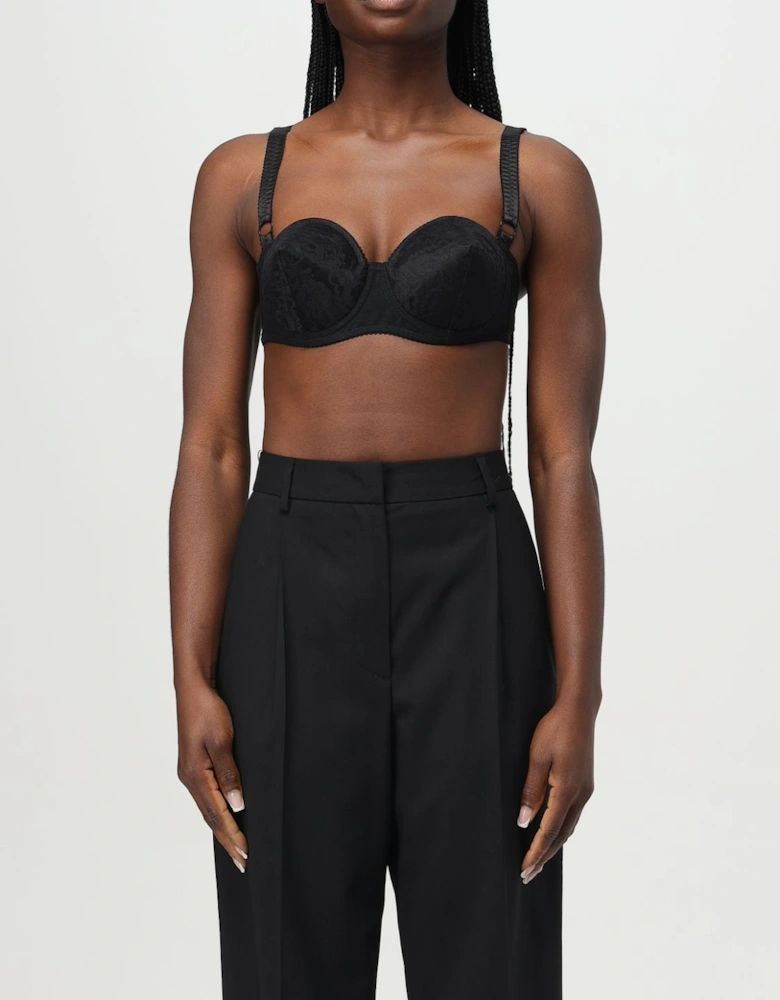 Lace Trimmed Silk Lingerie Set