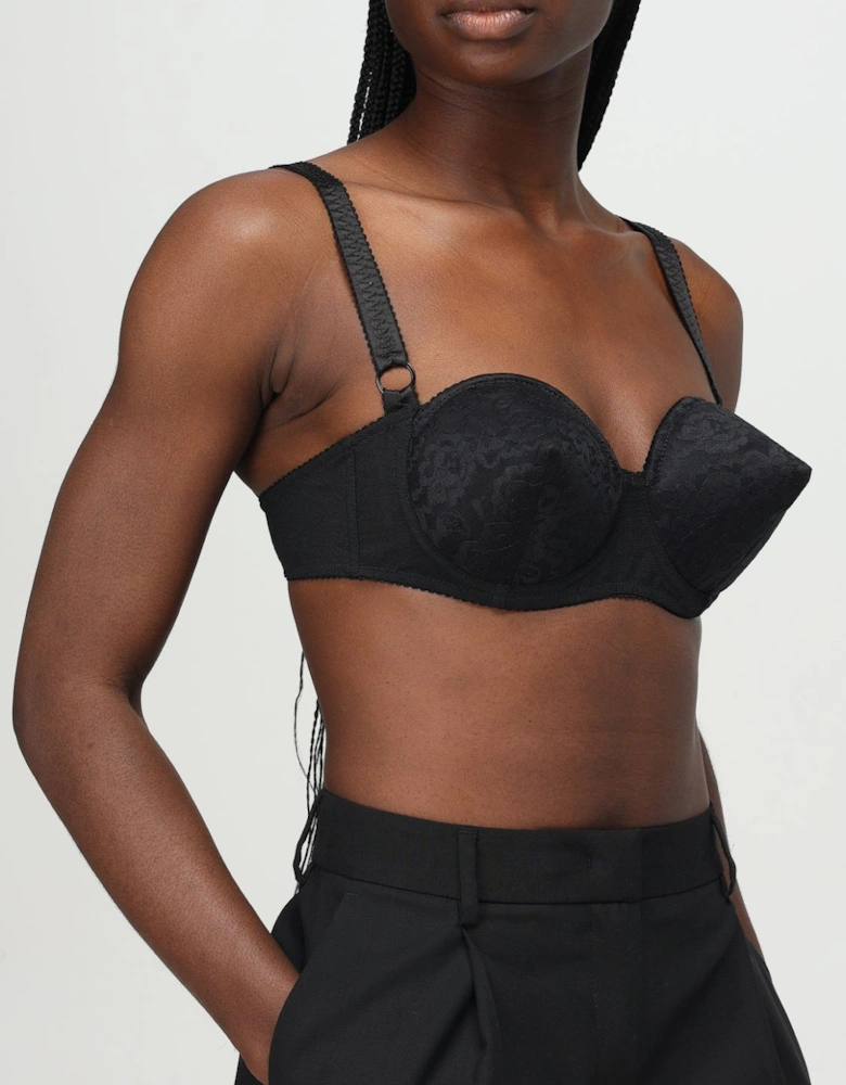 Lace Trimmed Silk Lingerie Set
